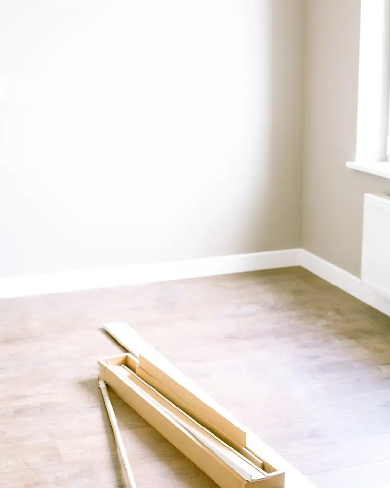 Flooring company SEO work: flooring samples laid out in a showroom